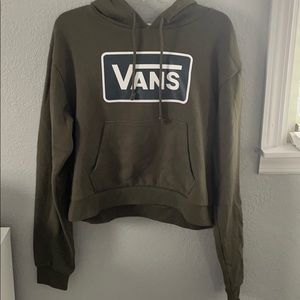 Cropped vans hoodie